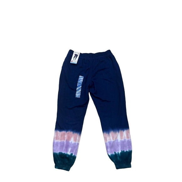 NWT Wildfox blue Tie-Dye Jogger sweatpants sz Large - Picture 4 of 5
